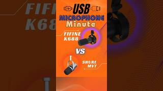 USB Mic Battle Shure MV7 vs Fifine K688 [upl. by Acirred]