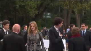 Natalia Vodianova amp Antoine Arnault at quotFoundation Louis Vuittonquot Opening Event [upl. by Cacia]