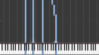 Metal Gear Solid  The Best Is Yet To Come Synthesia Piano Tutorial [upl. by Ajar]