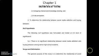 How to Write Null Hypothesis  Scope and Delimitation  IMRAD Introduction Part 2 [upl. by Box32]