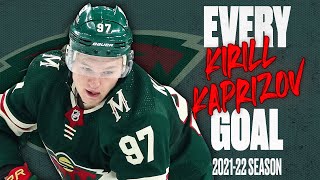 Every Kirill Kaprizov Goal From The 202122 NHL Season [upl. by Aniaz780]