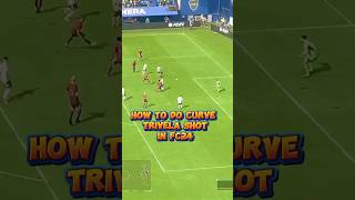 How to Shoot Like a Pro Curve Trivela Tutorial eafc24 short footballshorts [upl. by Hgieliak]