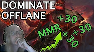 Reach IMMORTAL FAST NOW  5 OFFLANE TIPS DotA 2 Guide [upl. by Sabina455]