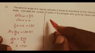 KCSE MATHS REVISION POLYGONS [upl. by Pamella114]