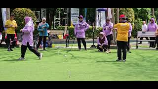 Hari Bakti PU 79 DWP 2 vs Rumpin  BEREGU MIX Pool D Gateball Kementerian PU 2024 [upl. by Atinehc]