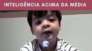 UMA CRIANÇA COM A INTELIGÊNCIA ACIMA DA MÉDIA DECLAMA A PRECE DE CÁRITAS [upl. by Yetnom633]