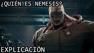 ¿Quién es Nemesis EXPLICACIÓN  Nemesis de Resident Evil y su Origen EXPLICADO [upl. by Monarski571]