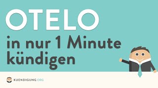 otelo kündigen  in genau 1 Minute erledigt [upl. by Anirehtak]