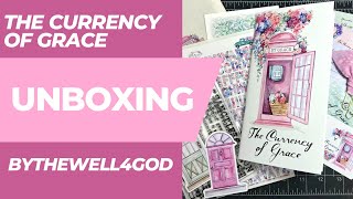 Unboxing  The Currency of Grace  Bythewell4God biblejournaling [upl. by Eemaj]