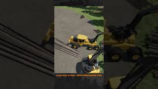 fdrlogging farmingsimulator22 excavator logging forestry simulation tree gaming logginglife [upl. by Moskow]