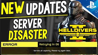 NEW Helldivers 2 Updates Server DISASTER MASSIVE New Player Count Peak  More Helldivers 2 News [upl. by Demodena]