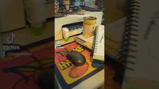 My work space mysketchbooktour drawing drawingbooktour artist sketchbook sketch art tattoo [upl. by Enyleuqcaj]