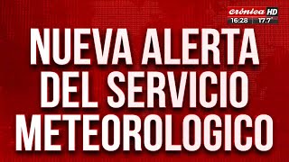 Nueva alerta del servicio meteorológico se viene la sudestada [upl. by Nonnaer]