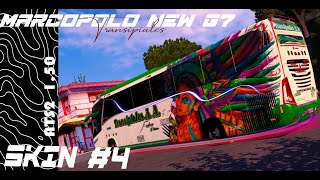 4 SKIN TRANSIPIALES 10022 ATS2 150 Marcopolo new g7 1200 [upl. by Teevens]