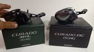 Reel Shimano CURADO MGL 151Xg  Reel Shimano CURADO DC 151Hg  LongCast Vs Anti Backlaist [upl. by Iruj]