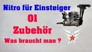 Nitro Motor RC Car Zubehör  Was wird benötigt   Nitro für Einsteiger Teil 1  Darconizer RC [upl. by Yelssew]