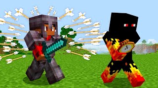 CAZADOR vs DETENER EL TIEMPO en MINECRAFT [upl. by Llenreb]