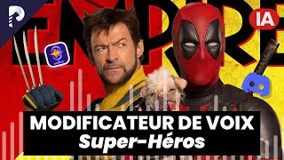 Comment changer de voix avec lIA Modificateur de voix Deadpool amp Wolverine [upl. by Baptista]