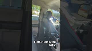 F150 Leather Seat Covers 350 [upl. by Langer]