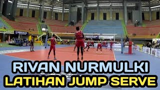 RIVAN NURMULKI latihan JUMP SERVE [upl. by Darnok875]