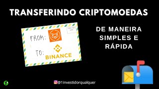 Como transferir CRIPTOMOEDAS entre diferentes EXCHANGES Corretoras [upl. by Llirpa]