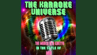 The World Is a Ghetto Karaoke Version in the Style of War [upl. by Acceber441]