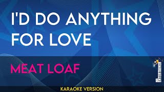 Id Do Anything For Love  Meat Loaf KARAOKE [upl. by Modern]