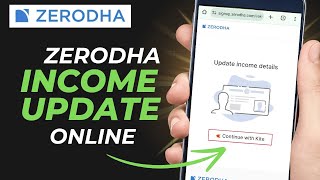 Zerodha Income Details Upload Online 2024  Zerodha me Income Proof Update Kaise Kare  Zerodha Kite [upl. by Strohbehn]