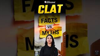 CLAT Exam Myths Busted 🚫✅” clat2025 [upl. by Ailahtan219]