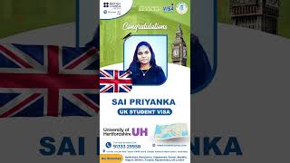 🌟 Sai Priyankas Dream Journey to the UK Begins✨ [upl. by Eanahc]