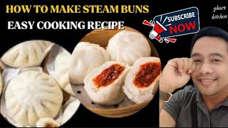 steam egg tuna bunsporkbuns tunabunssiopaoghareyskitchen [upl. by Prissy]