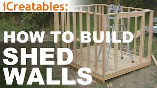 How To Build A Shed  Part 5  Wall Framing [upl. by Savanna59]