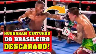 O MAIOR ROUBO DA HISTÓRIA DO BOXE BRASILEIRO  Robson Conceição VS Oscar Valdez cfxsports [upl. by Eittel862]