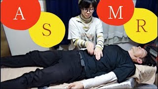 【無言ＡＳＭＲ】足裏～背中～頭／腹部～手のひらまで全身叩打法【りらく屋】 [upl. by Rikki]