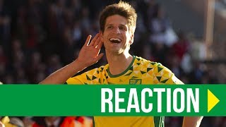 Nottingham Forest 12 Norwich City Timm Klose Reaction [upl. by Cleodal]