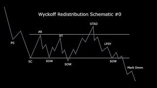 Bearish Bitcoin Wyckoff Redistribution Pattern update 20k BTC [upl. by Shanta191]