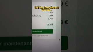 12€ les frais de port Vinted cest beaucoup non  vinted vêtements [upl. by Nnylrahc]