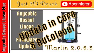 Anycubic Kossel Linear Plus  Firmwareupdate Marlin 2053 mit Noiseblocker und Cura [upl. by Tingey]