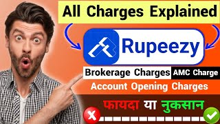 Rupeezy Demat Account All Charges Review  Rupeezy Brokerage Charges  Rupeezy AMC Charge [upl. by Ervin]