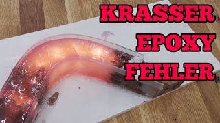 Dummheit Epoxy Resin Lampen Fail Mach diese FEHLER mit Epoxidharz bloß nicht nach [upl. by Ocirne7]