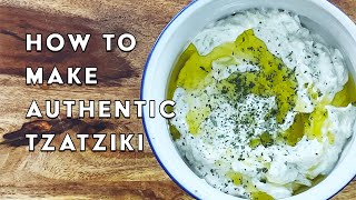 Evan Karas How to make Tzatziki  Creamy amp With Lots of Garlic [upl. by Athalee]