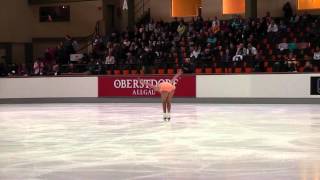 NebelhornTrophy 2012 Sarah HECKEN GER FS [upl. by Eelamme190]