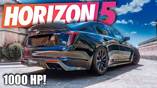 1000 HP V8 616 L 😍 Cadillac CT5V ➡️Blackwing⬅️  Forza Horizon 5 [upl. by Anival966]