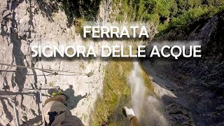 Ferrata Signora delle acque  intero percorso [upl. by Taran]