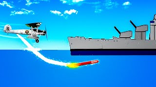 NEW Torpedo Bomber Plane DECIMATES Battleship in Ships At War [upl. by Adnohsar]