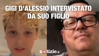 Andrea D’Alessio intervista il padre in un video pubblicato sui social [upl. by Llatsyrc345]