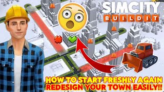 Redesign Your Layout In SimCity BuildIt 🔥  How To Store Buildings In SimCity BuildIt [upl. by Forlini]