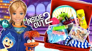 Barbie Inside Out 2 Doll Riley Packing for Vacation [upl. by Liva]