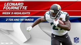 Leonard Fournettes Huge Game w 2 TDs amp 181 Yards  Jaguars vs Steelers  Wk 5 Player Highlights [upl. by Shugart]