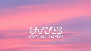 Taylor swift  Style  Cover song with lyrics video [upl. by Victorie978]